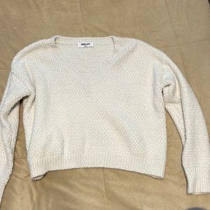 White double zero sweater size small, NWOT